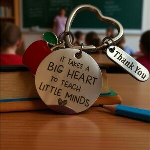 Heartfelt Teacher Appreciation Keychain